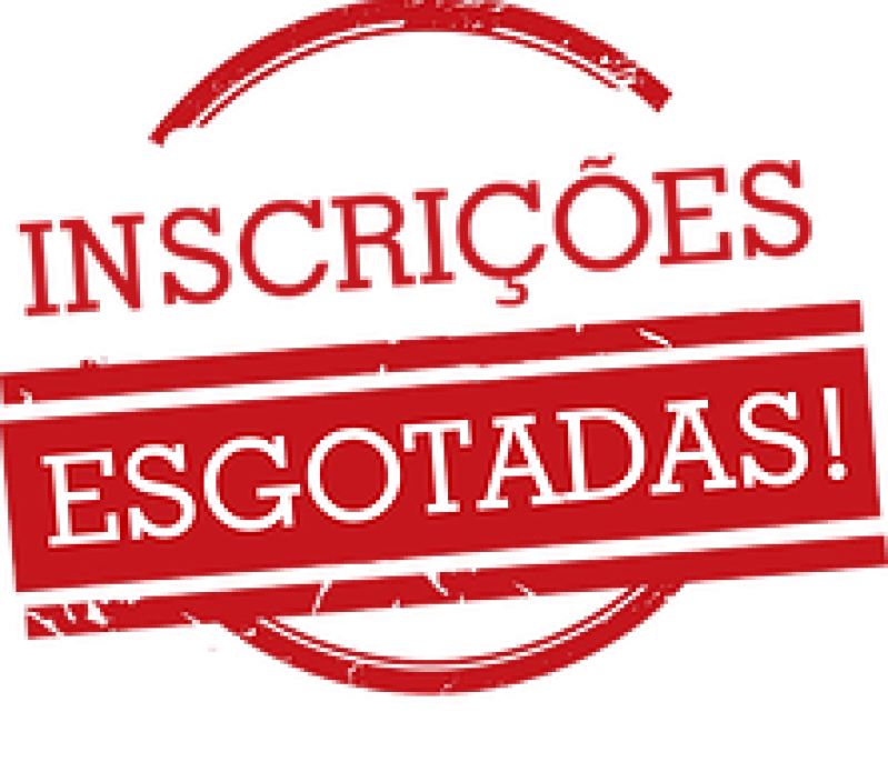 Inscrições Esgotadas